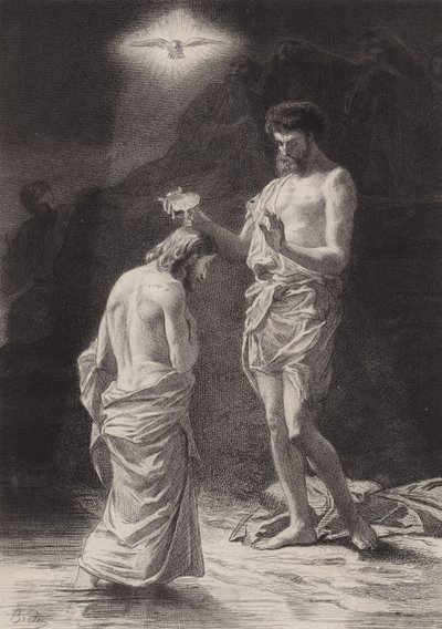 Batismo de Cristo de after Albert Robida
