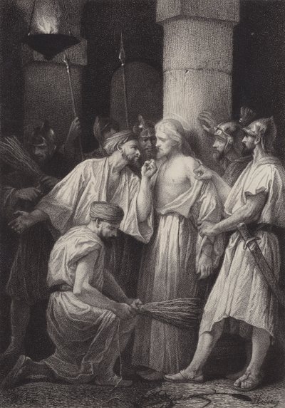 Jesus entregou aos soldados de after Albert Robida