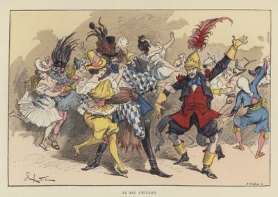 O Chicard Ball de after Albert Robida