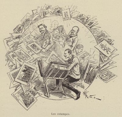 As impressões de after Albert Robida