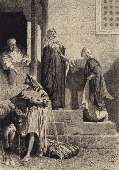 Maria e Elisabeth de after Albert Robida