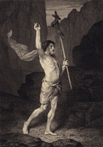 São João no Deserto de after Albert Robida