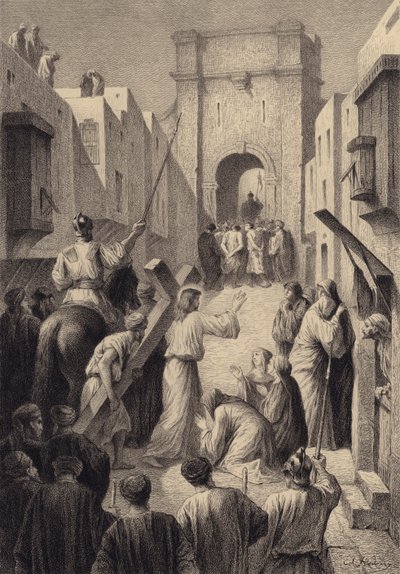 As filhas de Jerusalém de after Albert Robida