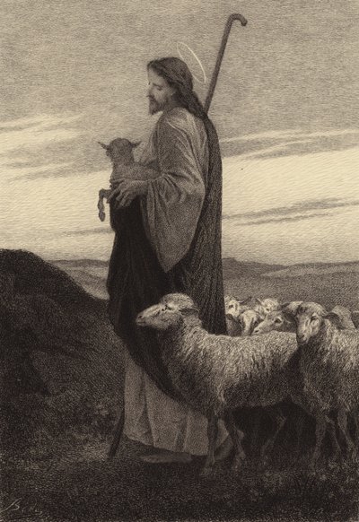 O bom Pastor de after Albert Robida