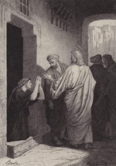 A mulher de Canaã de after Albert Robida