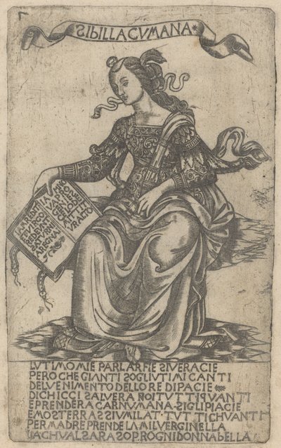 Sibila de Cumas de after Baccio Baldini