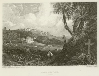 Convento de Cortiça, perto de Cintra de after C. Stanfield