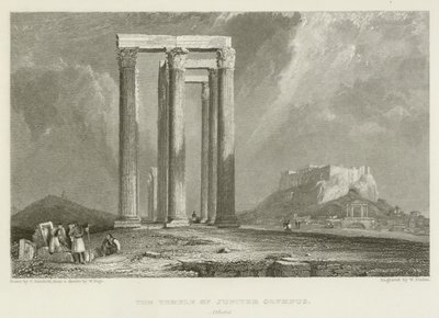 O, templo, de, jupiter, olympus, atenas de after C. Stanfield