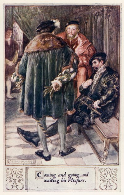 Indo e vindo, e esperando seu prazer de after Charles Edmund Brock