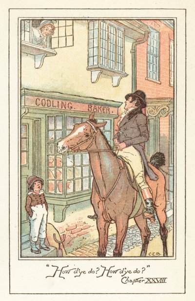 Ilustração para Jane Austens Emma de after Charles Edmund Brock