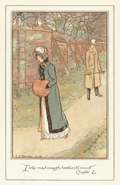 Ilustração para Jane Austens Emma de after Charles Edmund Brock