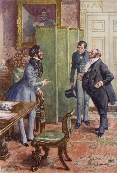 Ilustração para Martin Chuzzlewit de after Charles Edmund Brock