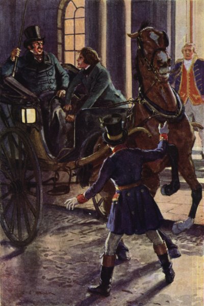 Ilustração para Nicholas Nickleby de after Charles Edmund Brock