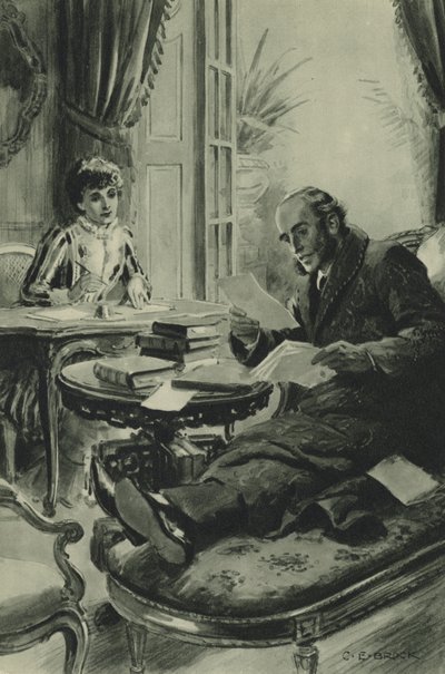 John Richard Green dita sua breve história da Inglaterra enquanto sua vida está se esvaindo ao fim de after Charles Edmund Brock