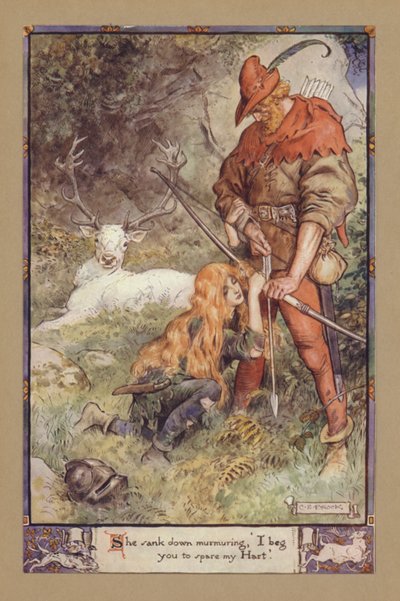 Ela afundou-se murmurando, eu te imploro para poupar o meu Hart de after Charles Edmund Brock