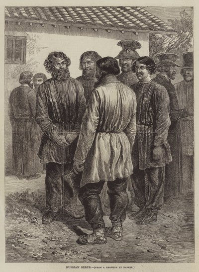 Servos russos de after Denis Auguste Marie Raffet