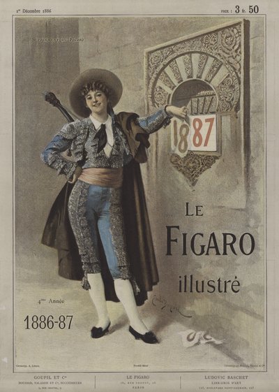 Capa do Le Figaro Illustre, 1 de dezembro de 1886 de after Emile Antoine Bayard