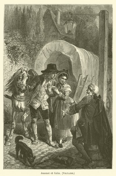 Jeannot e Colin, Voltaire de after Emile Antoine Bayard