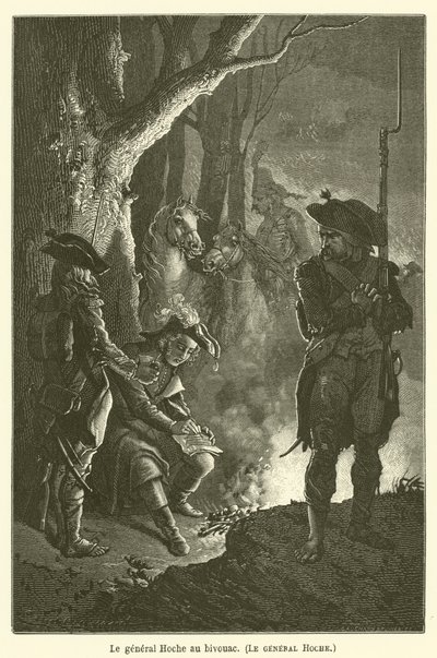 General Hoche no acampamento, General Hoche de after Emile Antoine Bayard