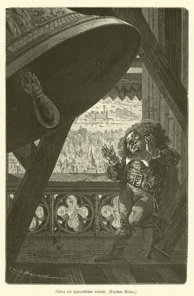 Paris no século XV, Victor Hugo de after Emile Antoine Bayard