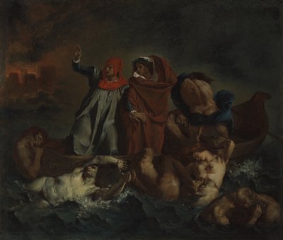 Casca de Dante de after Eugène Delacroix