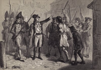 Governador Tryon e os reguladores de after Felix Octavius Carr Darley