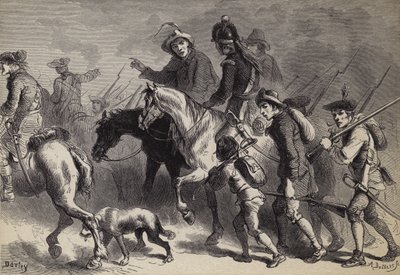 Revolta da Nova Inglaterra Yeomanry de after Felix Octavius Carr Darley