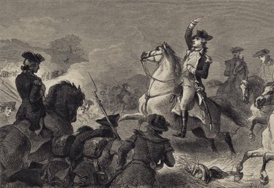Washington em Monmouth de after Felix Octavius Carr Darley