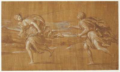 Apolo persegue Daphne de after Francesco Albani