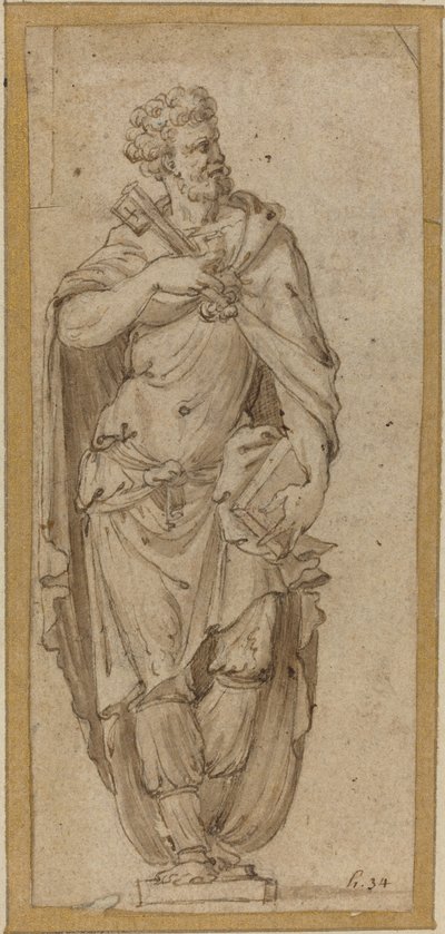São Pedro de after Francesco Salviati