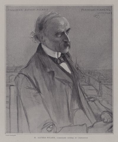 Alfred Picard, Comissário Geral da Exposição Universal de 1900, Paris de after Francois Flameng