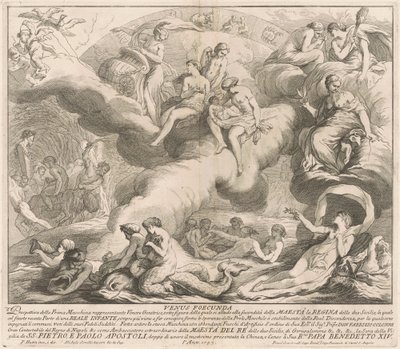 A Prima Macchina para a Chinea de 1743: Mãe de Vênus de after François Hutin Miguel de Sorellò
