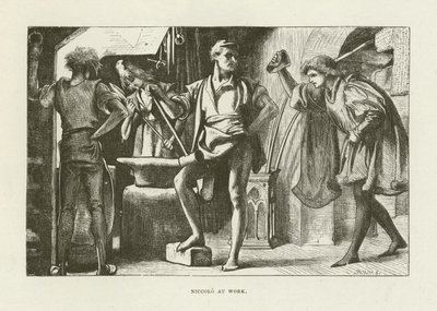 Ilustração para Romola por George Eliot de after Frederic Leighton