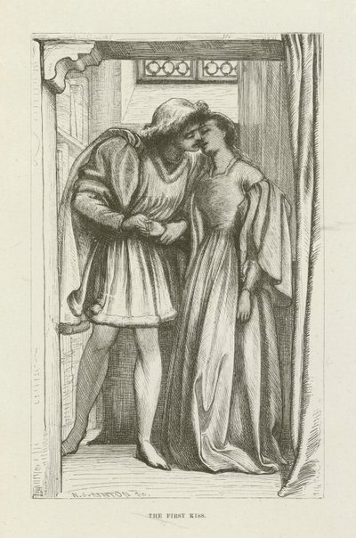 Ilustração para Romola por George Eliot de after Frederic Leighton