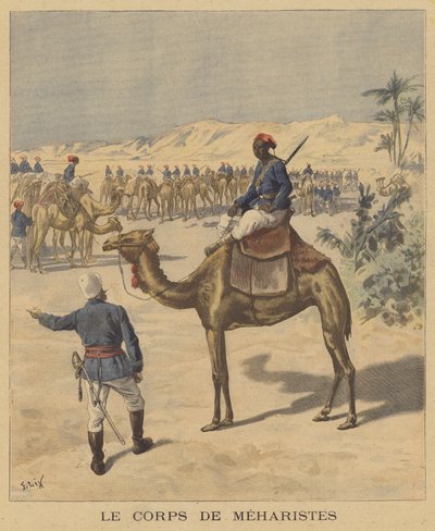 O Corpo de Meharistes de after Frederic Theodore Lix
