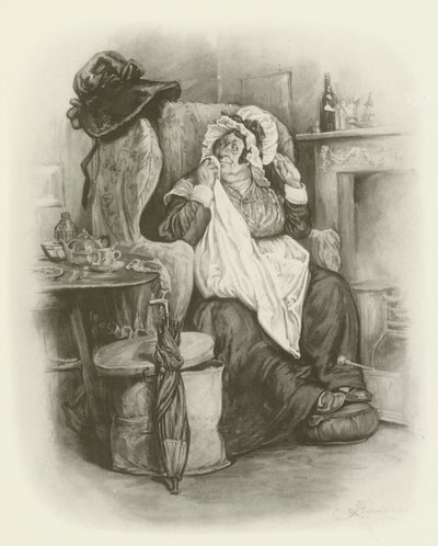 Mrs Gamp de after Frederick Barnard