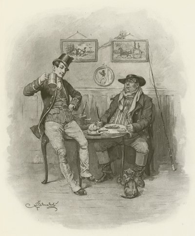 Os dois wellers de after Frederick Barnard