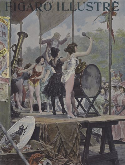 O desfile. Capa do Ilustre Figaro, novembro de 1897 de after Frederik Hendrik Kaemmerer