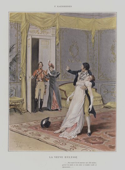 A viúva de Ulisses de after Frederik Hendrik Kaemmerer