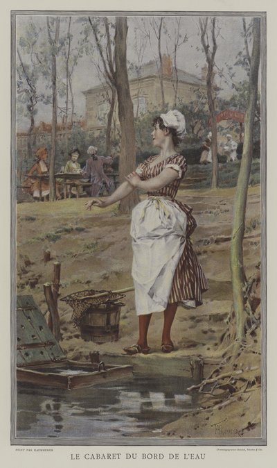 O cabaré à beira-mar de after Frederik Hendrik Kaemmerer