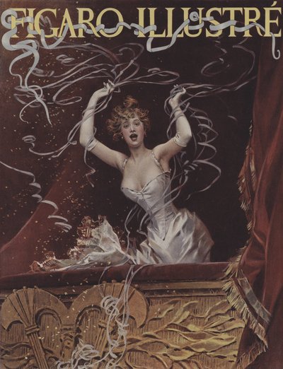 Flâmulas. Capa do Ilustre Figaro, março de 1894 de after Frederik Hendrik Kaemmerer