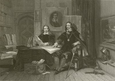 O rei e o Hyde em Oxford de after George Cattermole