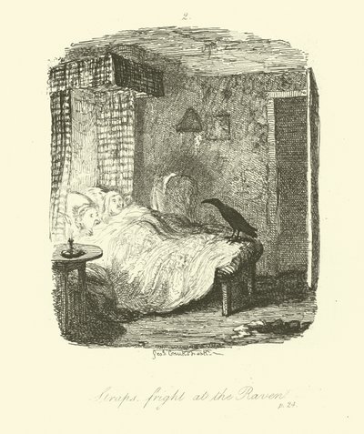 Ilustração para Roderick Random por Tobias Smollett de after George Cruikshank