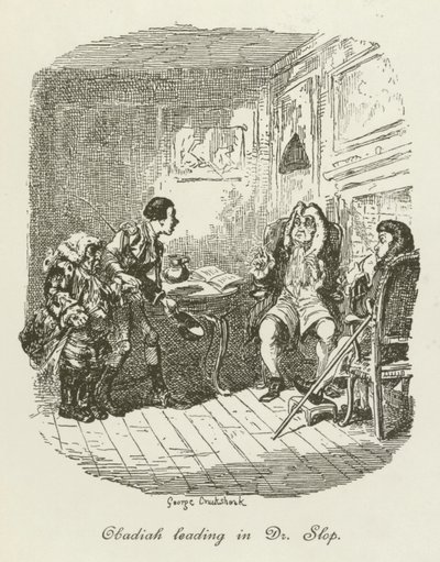 Ilustração para Tristram Shandy de after George Cruikshank