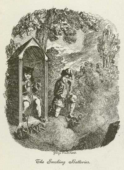 Ilustração para Tristram Shandy de after George Cruikshank