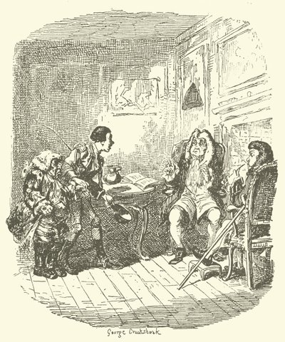 Ilustração para Tristram Shandy de after George Cruikshank