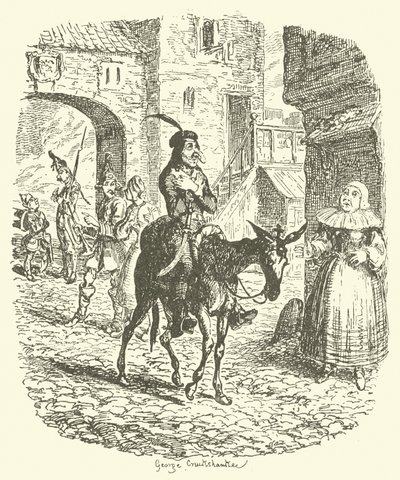 Ilustração para Tristram Shandy de after George Cruikshank