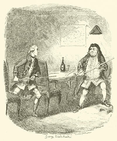 Ilustração para Tristram Shandy de after George Cruikshank