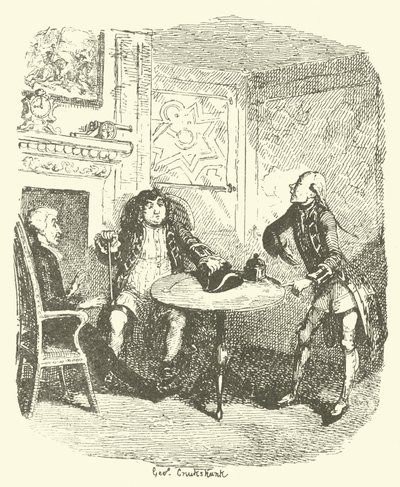 Ilustração para Tristram Shandy de after George Cruikshank