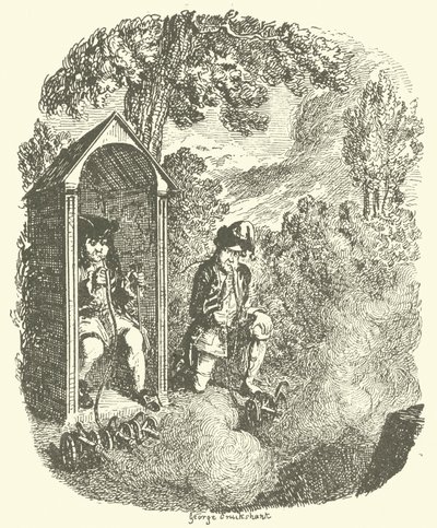 Ilustração para Tristram Shandy de after George Cruikshank